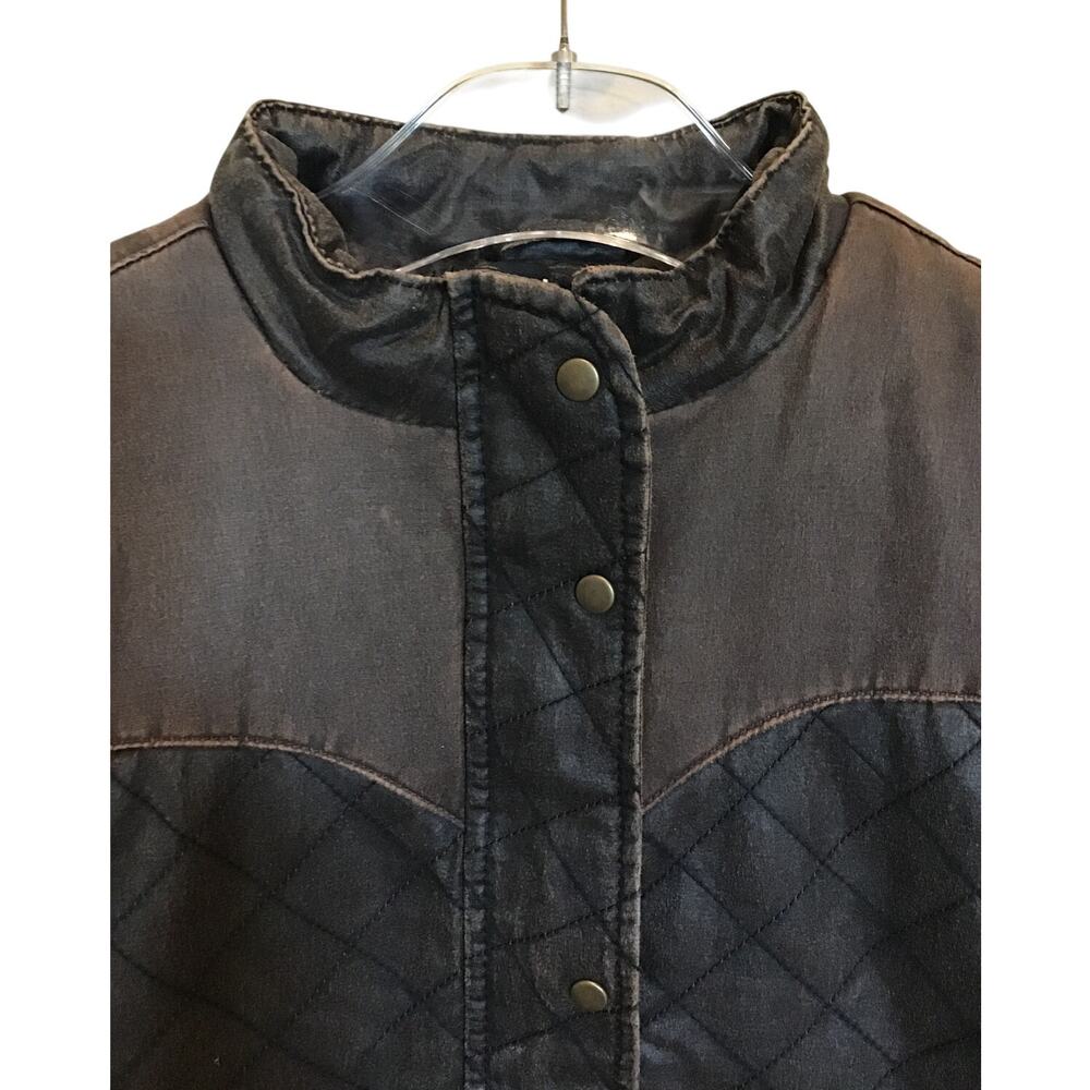 Outback Trading Company Vest Womens Size Large Canaberra Fur Quilted Lined Zip - Picture 5 of 9